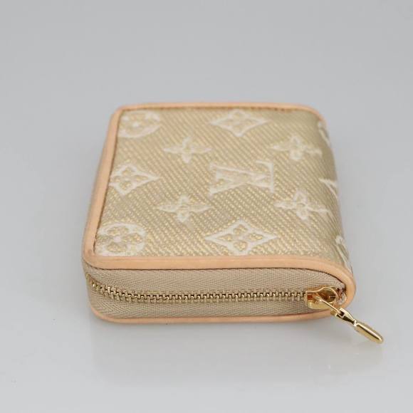 LOUIS VUITTON Monogram Laminated Jacquard Zippy Coin Purse M82483 Auth 100863SA - Picture 3 of 16